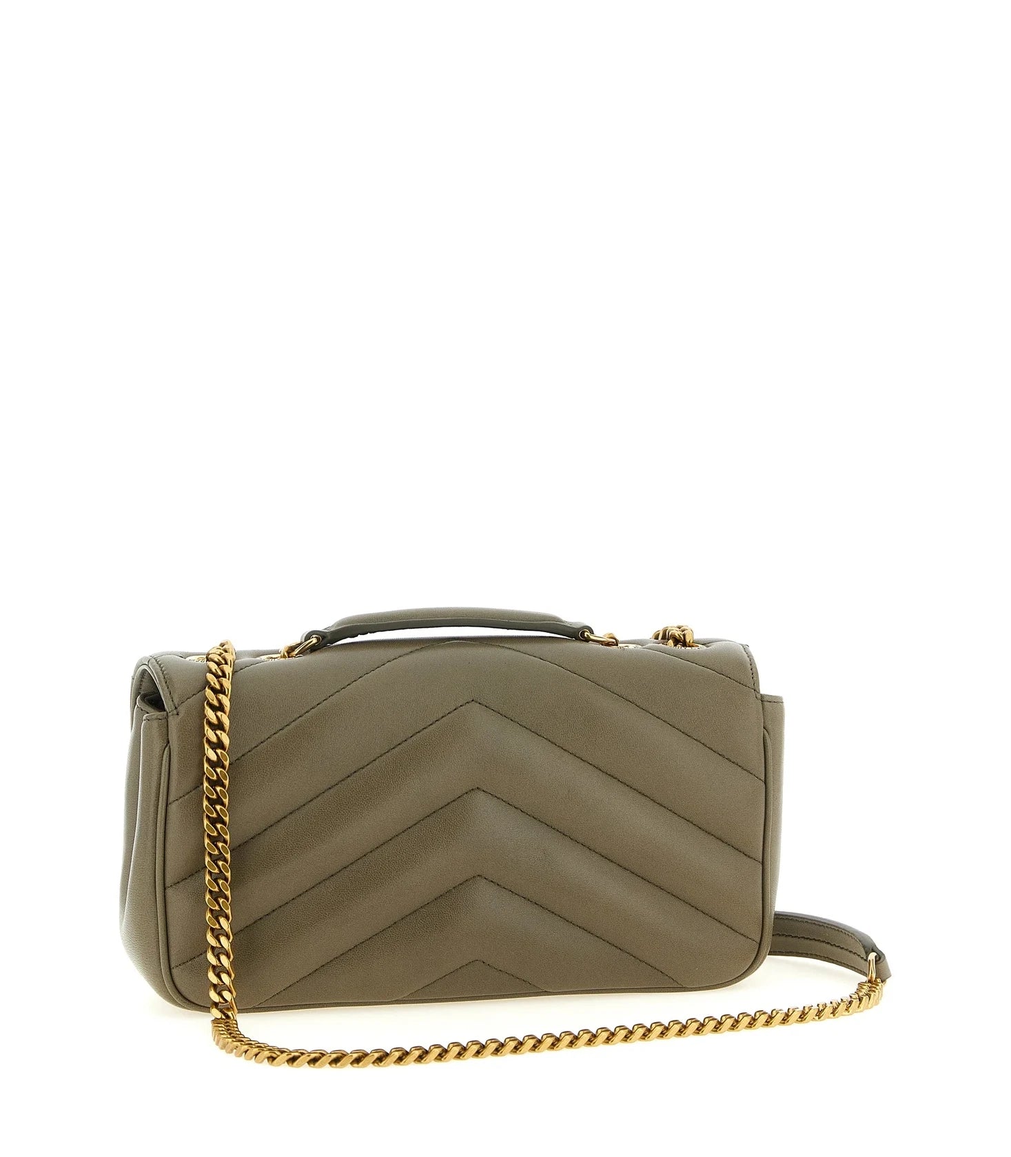 Saint Laurent Shoulder Bag in brown, Lamb Leather — view 2