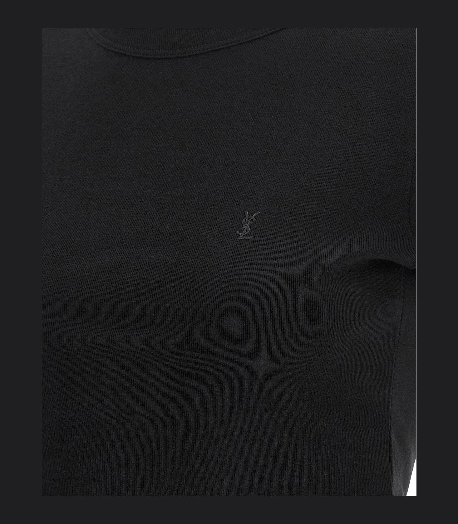 Saint Laurent T-Shirt in black, Cotton — view 4