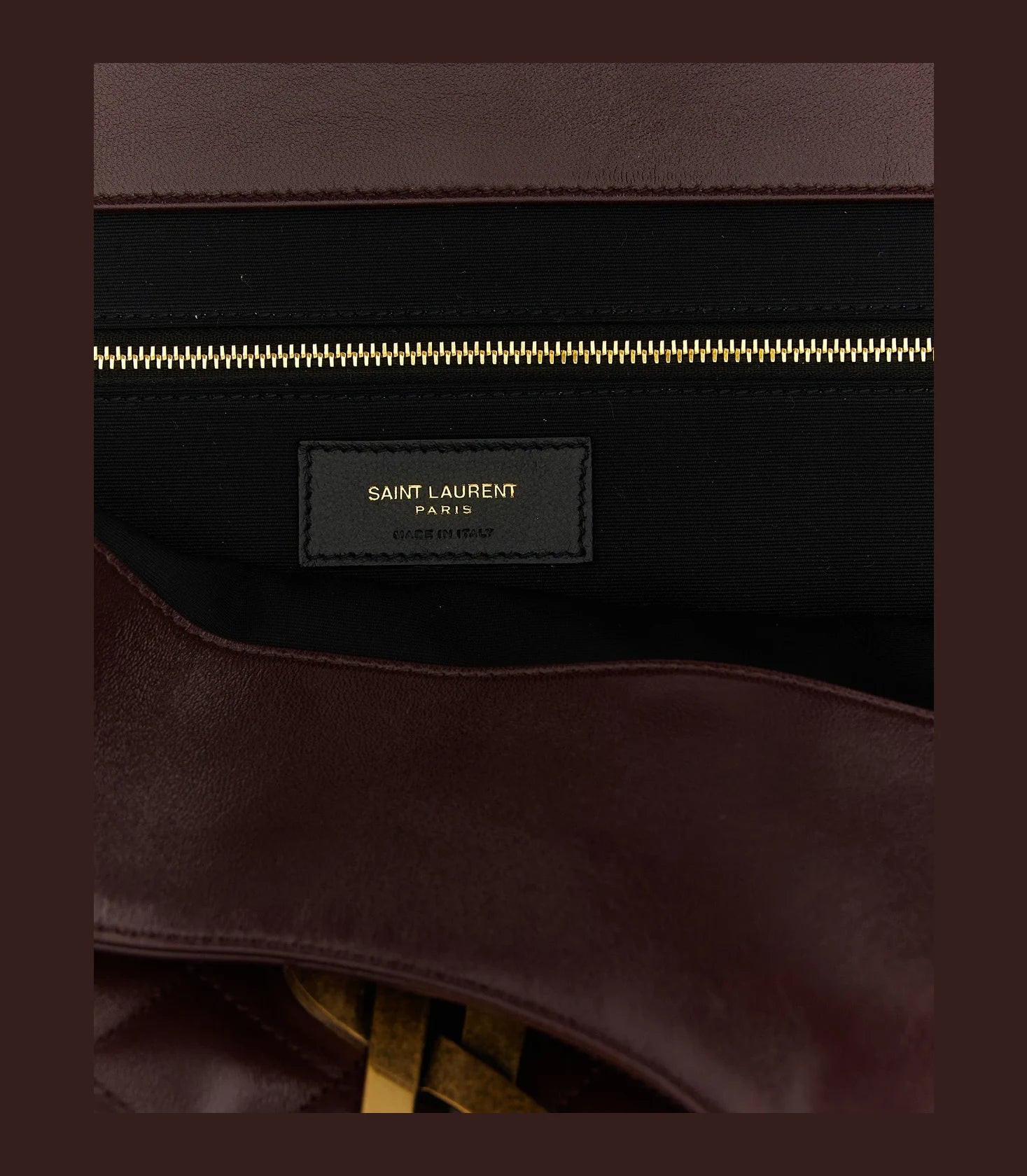 Saint Laurent Tote Bag in red, Lamb Leather — view 4