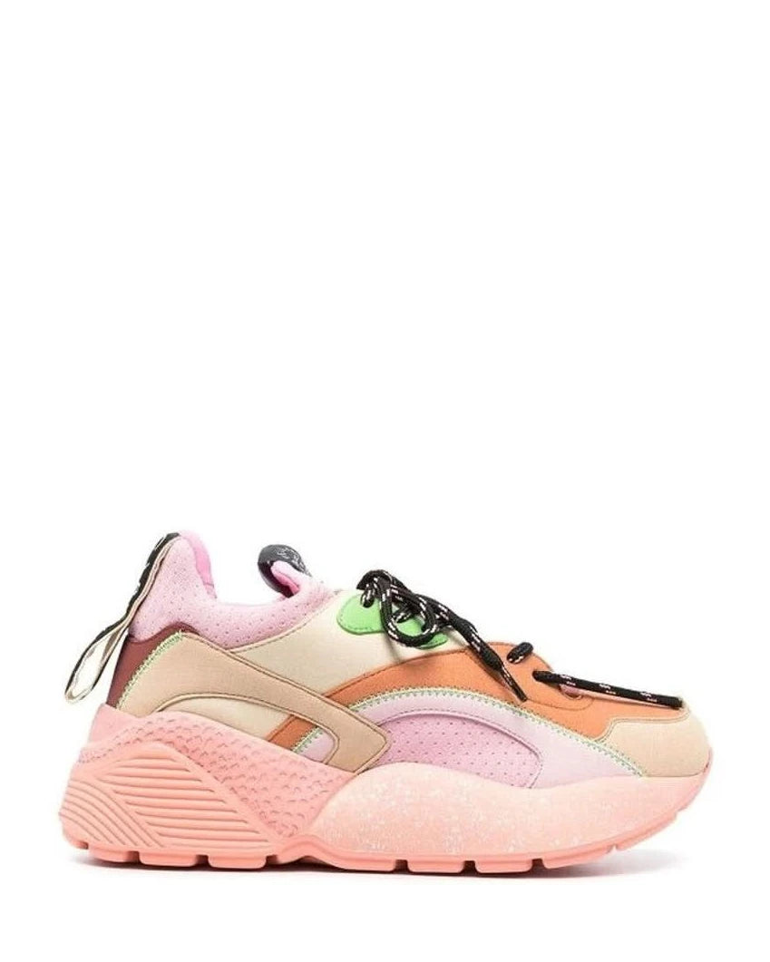 Stella Mccartney Orange Polyethylene Chunky Sneakers Sneakers