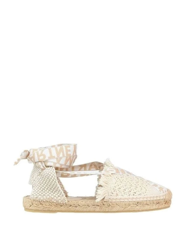 Stella Mccartney Beige Canvas Espadrilles Sandals