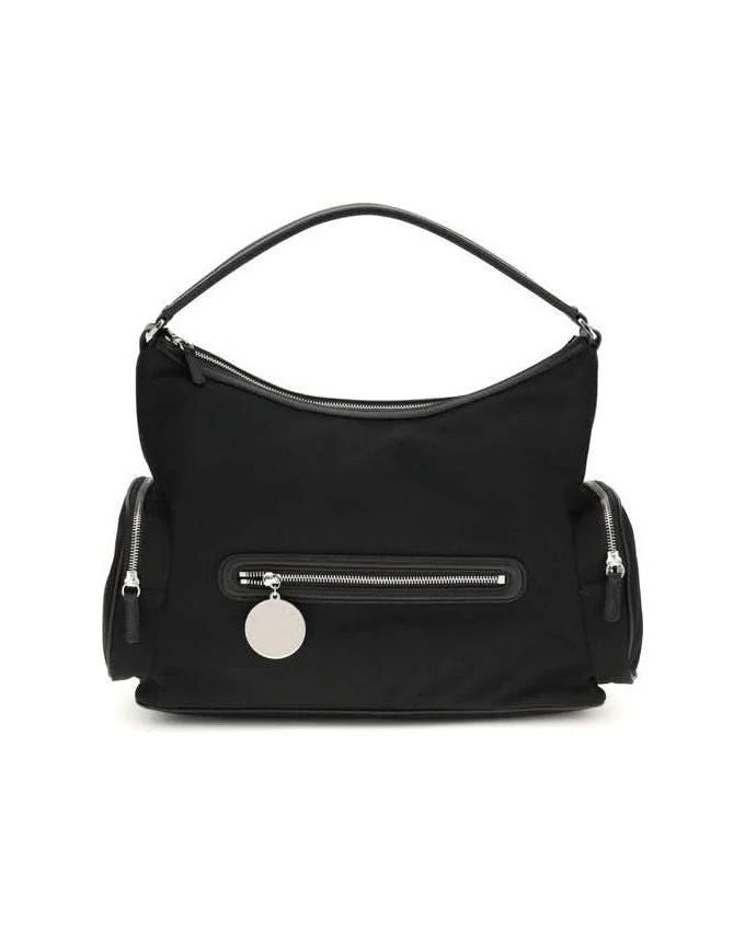 Stella Mccartney Black Nylon Shoulder Bag Shoulder Bags