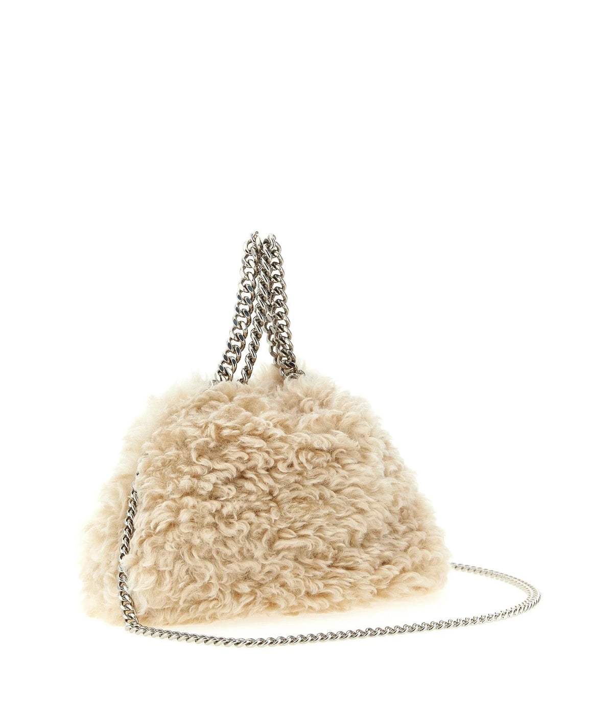 Stella McCartney Hobo Bag in beige, Polyester — view 2