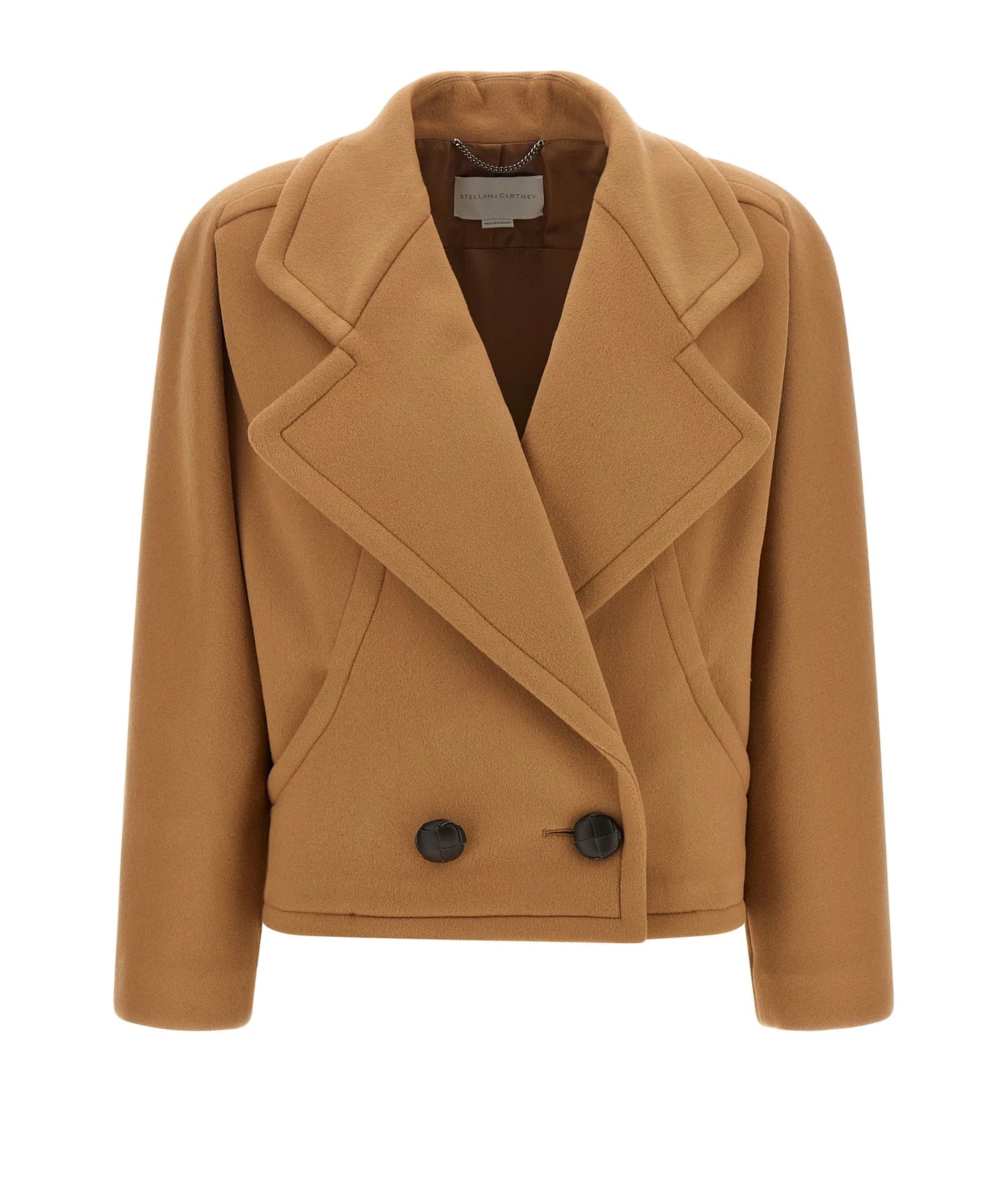 Stella McCartney Pea Coat in beige, Wool
