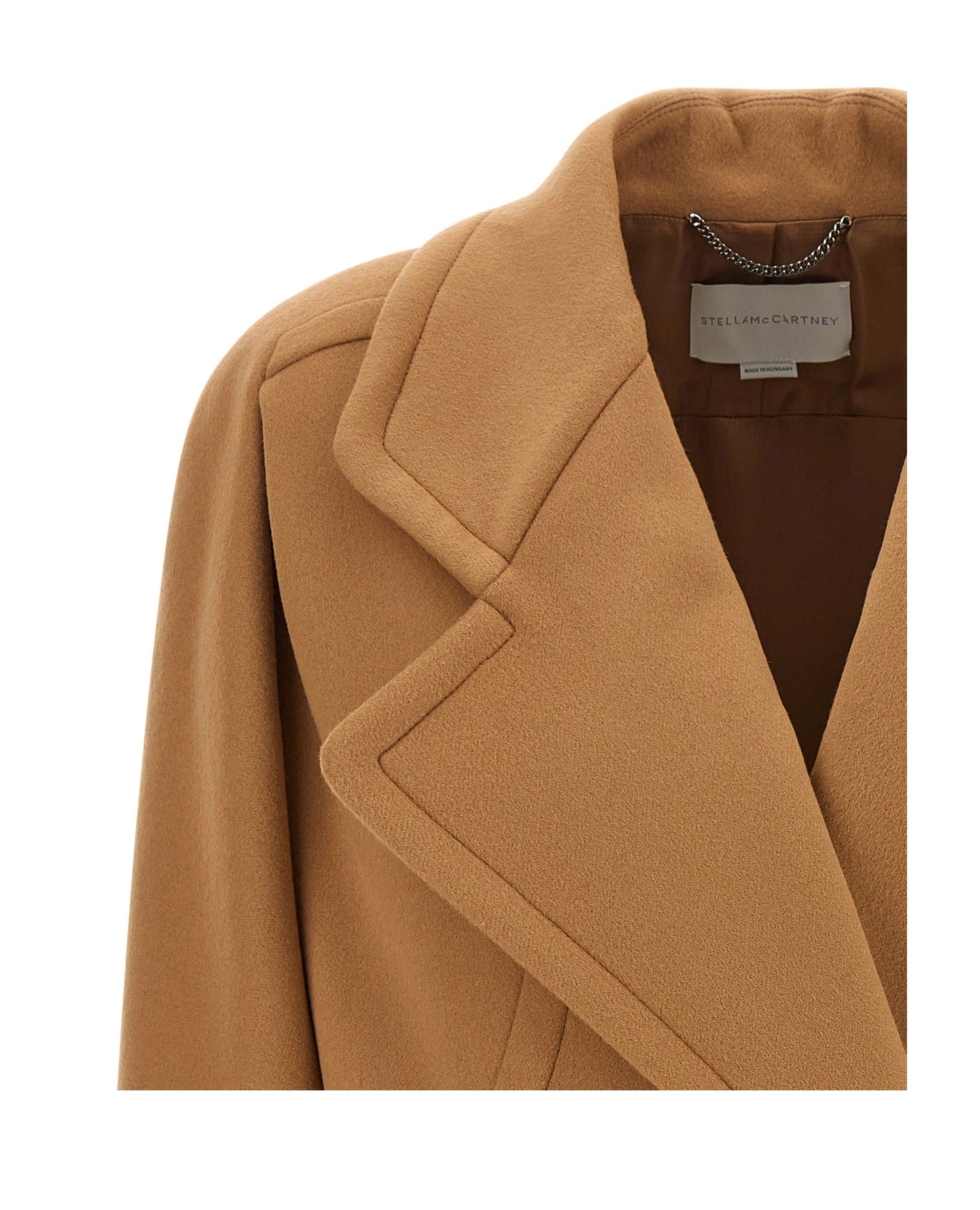 Stella McCartney Pea Coat in beige, Wool — view 3