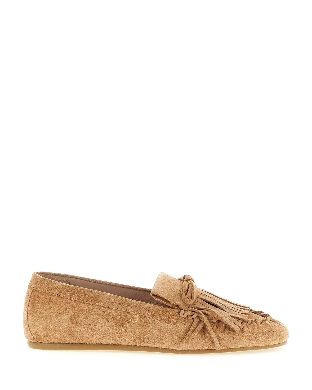 Stuart Weitzman Loafers in brown, Calfskin Leather