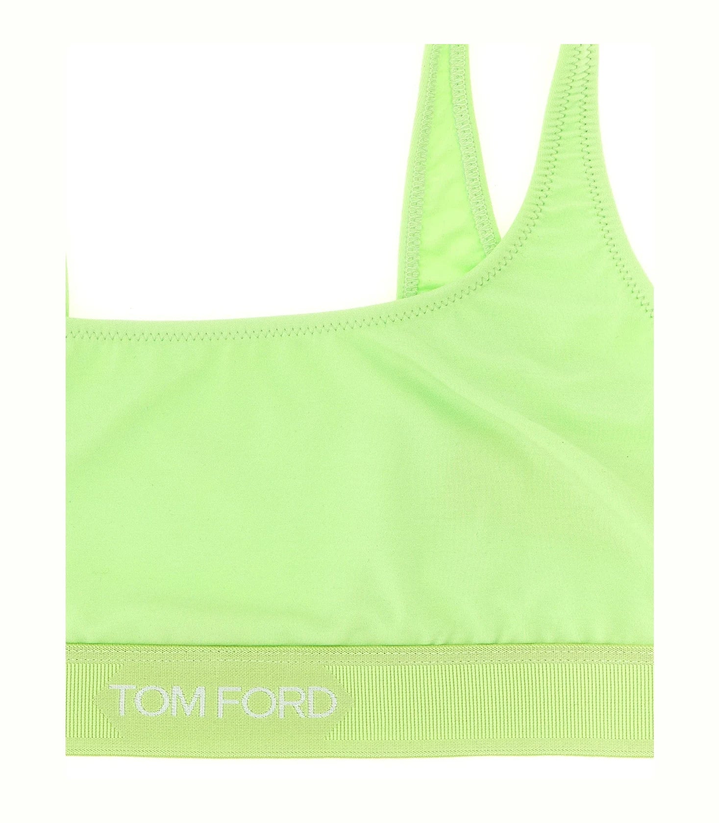 Tom Ford Sports Bra in green, Modal — view 3