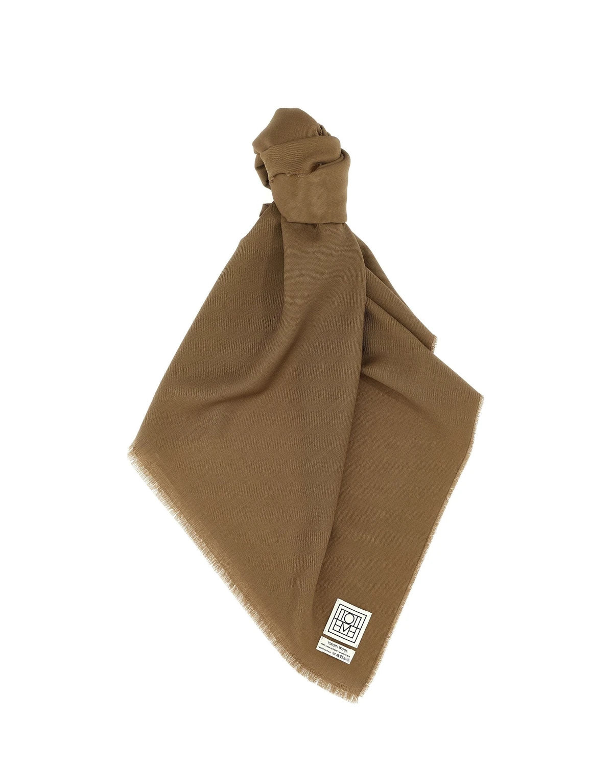 Toteme Scarves & Shawl in brown, Virgin Wool