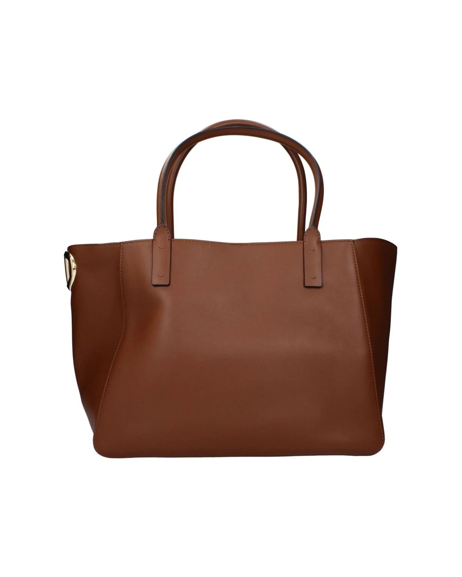 Valentino Garavani Brown Leather Handbag Satchel Bags