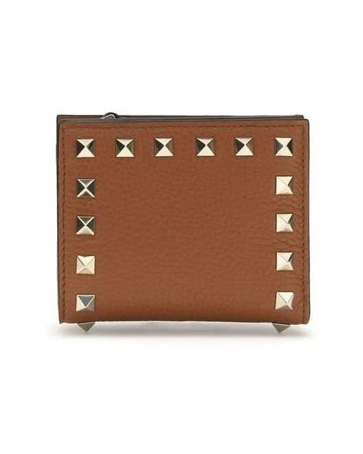 Valentino Garavani Brown Lamb Ovis Aries Wallet