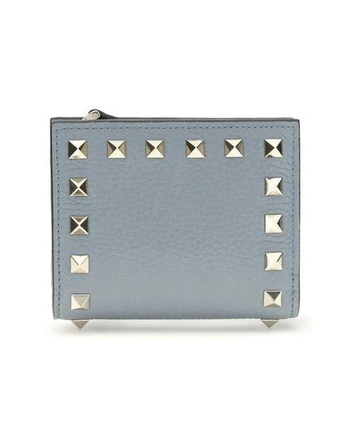 Valentino Garavani Blue Lamb Ovis Aries Wallet