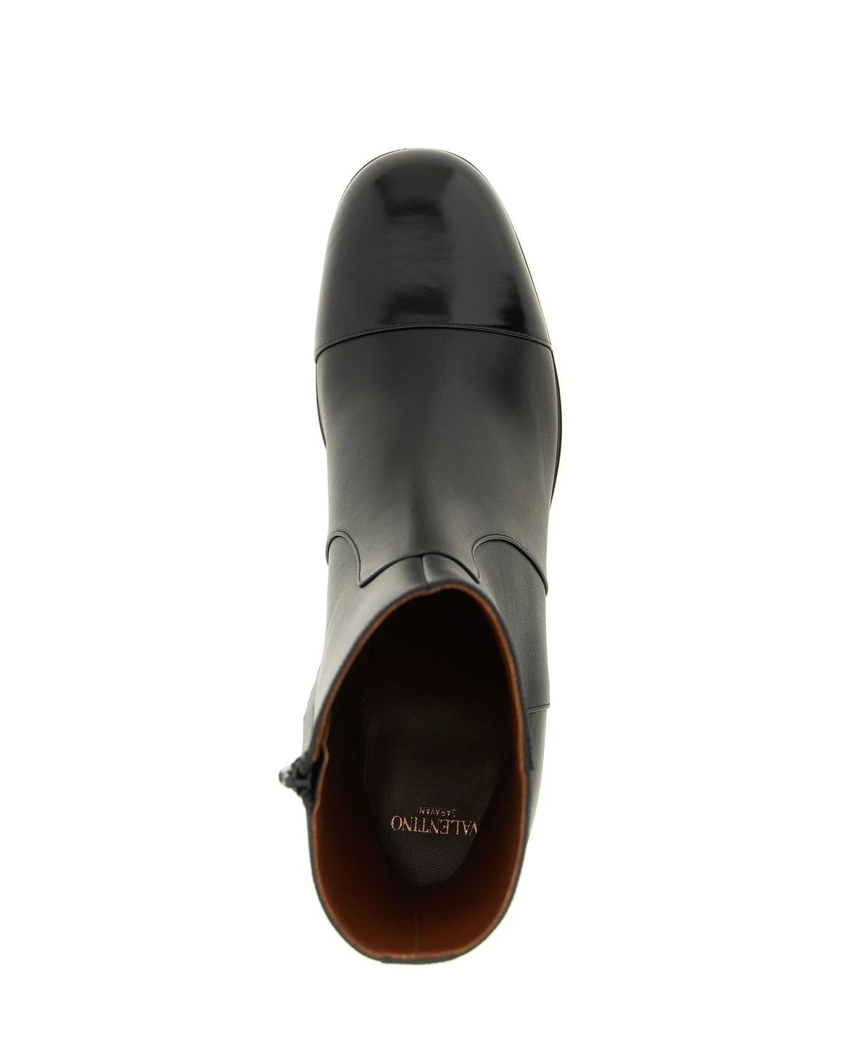 Valentino Garavani Ankle Boots in black, Calfskin Leather — view 4
