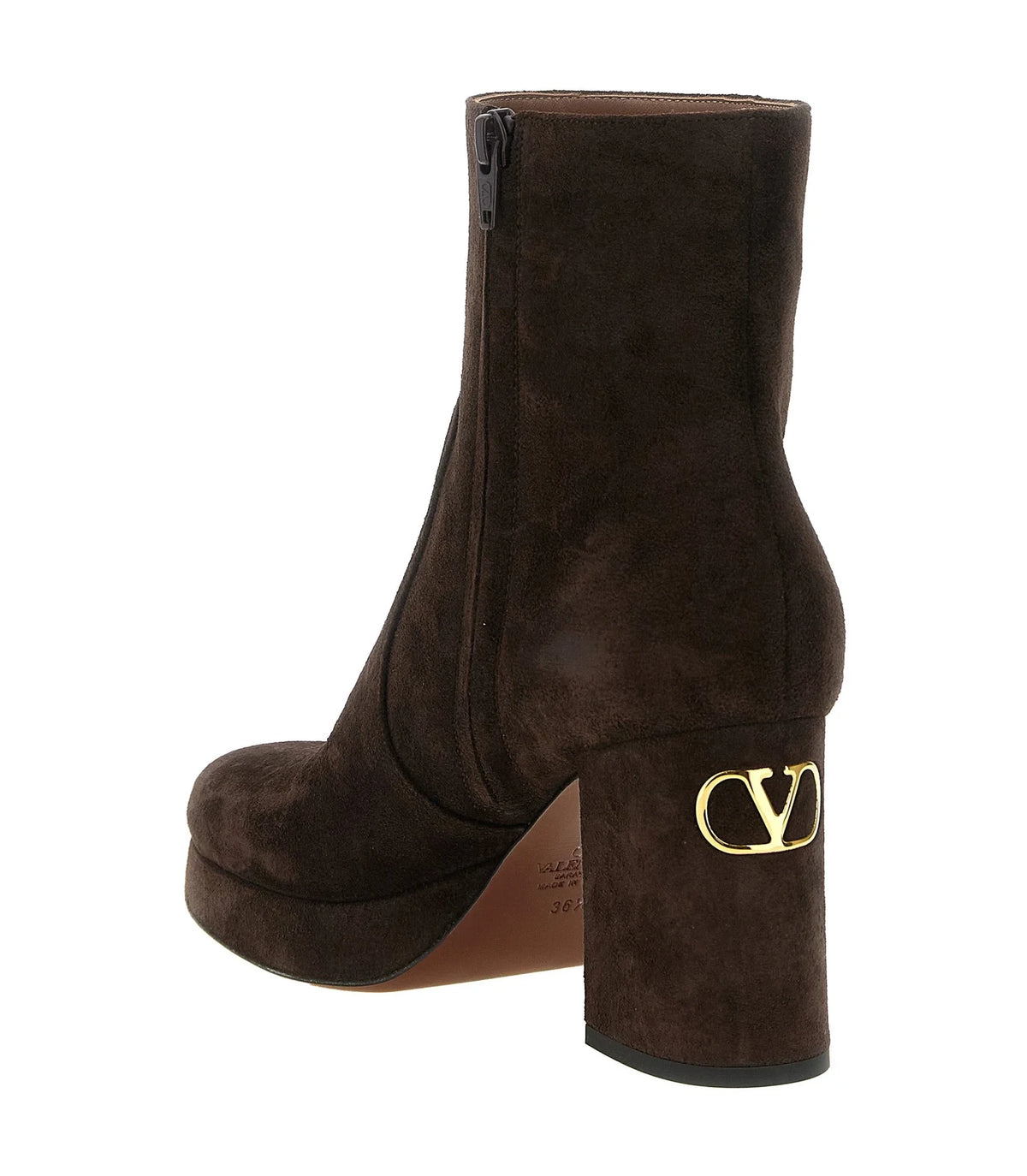 Valentino Garavani Ankle Boots in brown — view 3