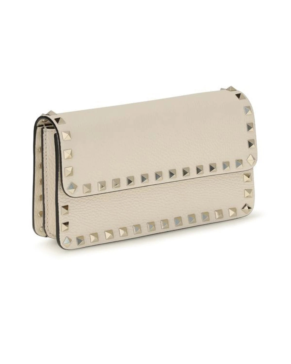 Valentino Garavani Clutch Bag in beige, Calf Leather — view 2