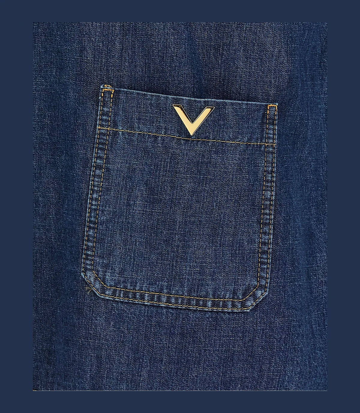 Valentino Garavani Dress Shirt in blue, Cotton — view 4