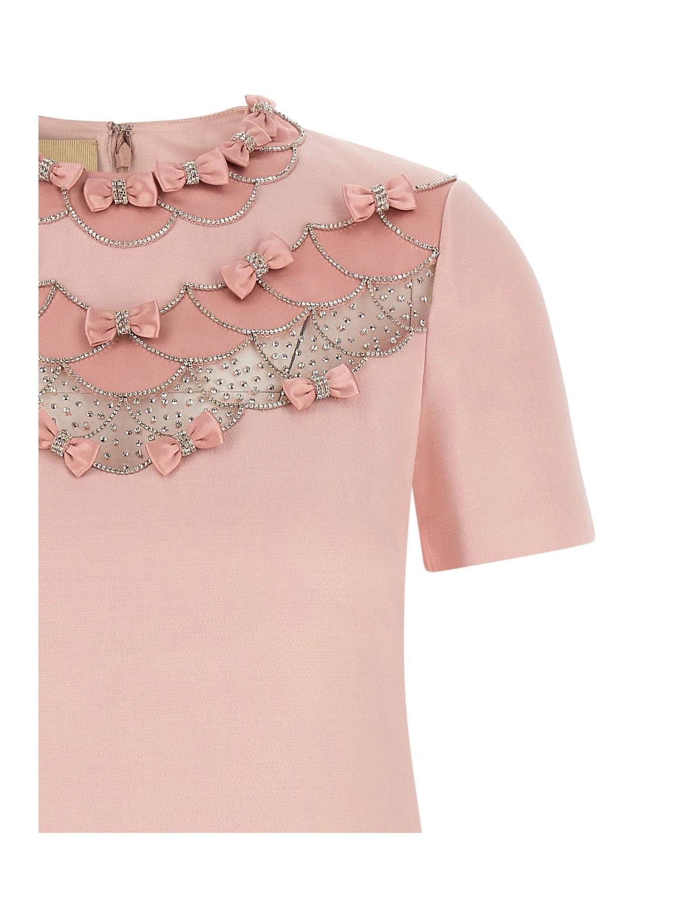 Valentino Garavani Dresse in pink, Virgin Wool — view 3