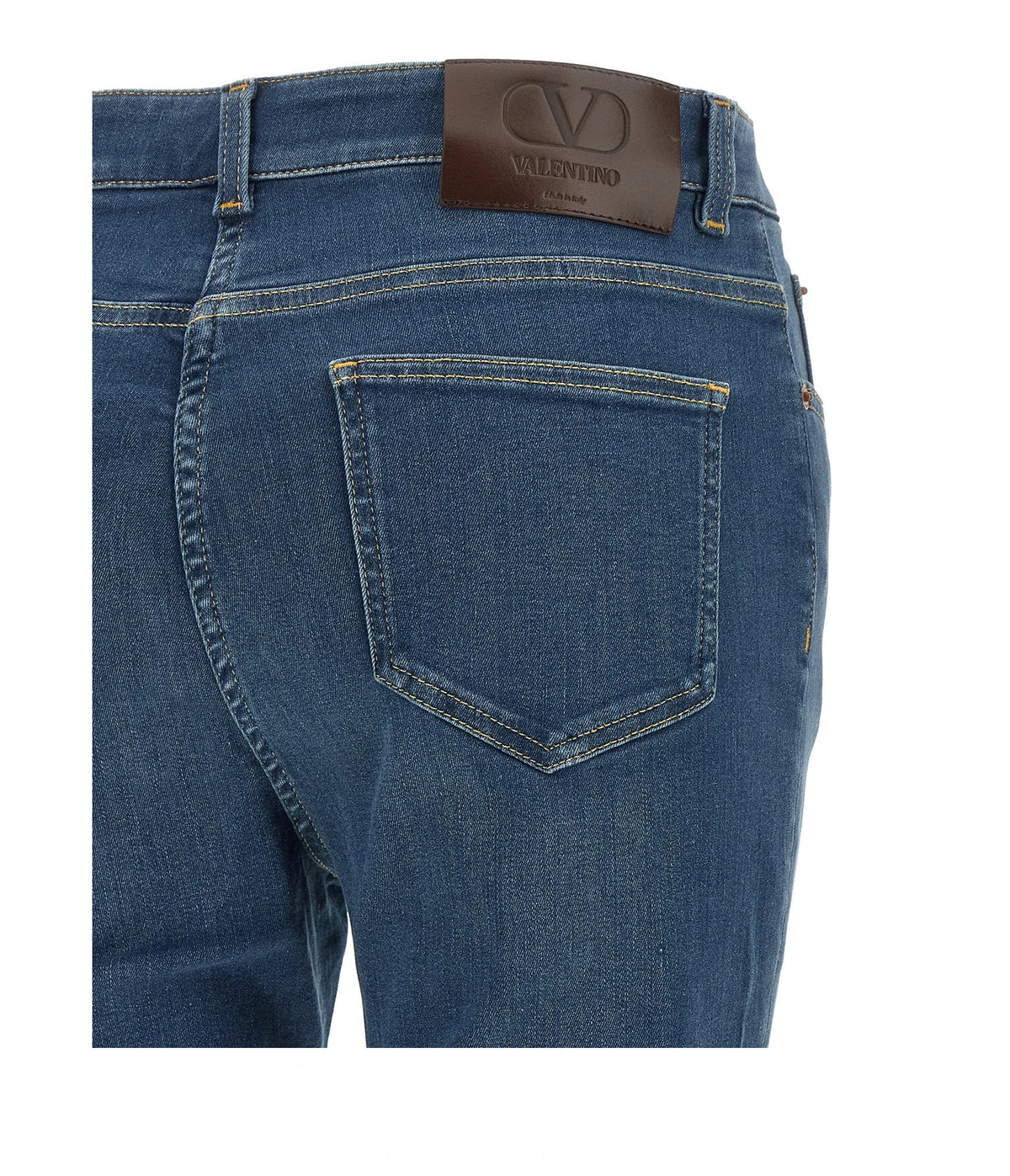 Valentino Garavani Jean in blue, Cotton Denim — view 4