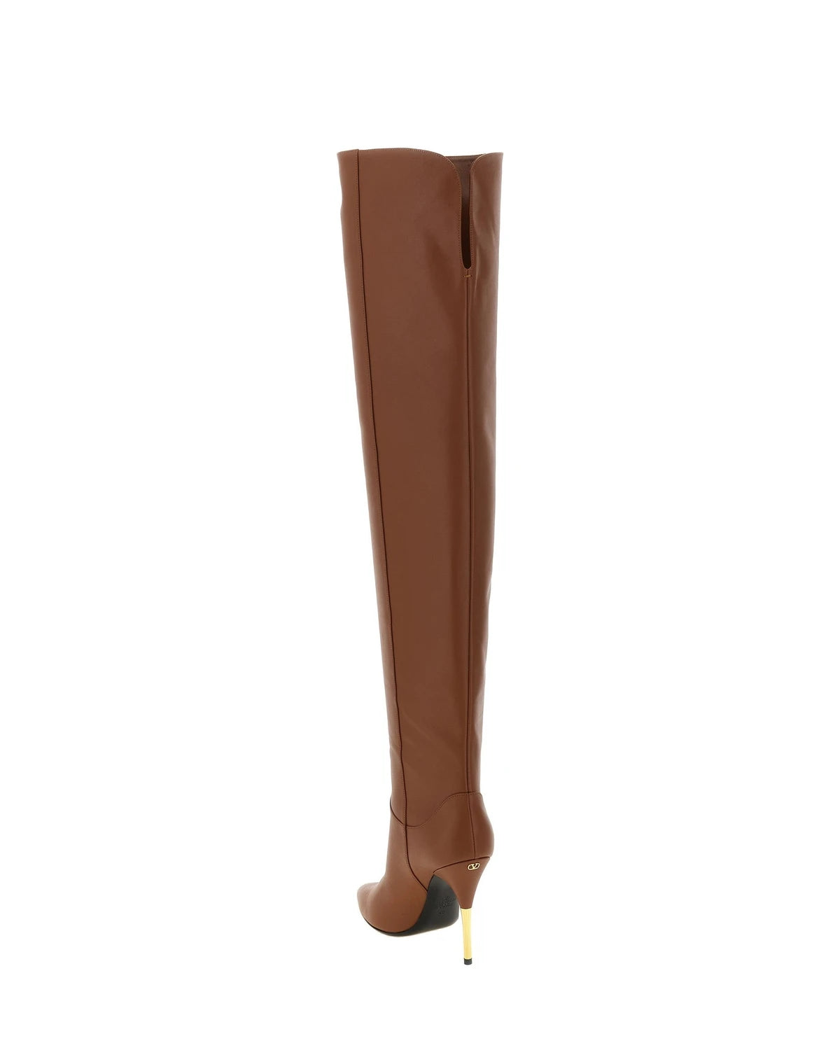 Valentino Garavani Knee High Boots in brown — view 3