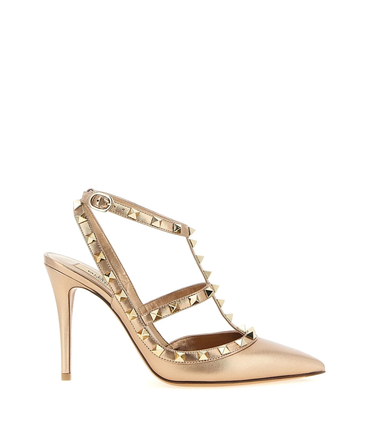 Valentino Garavani Gold Pumps