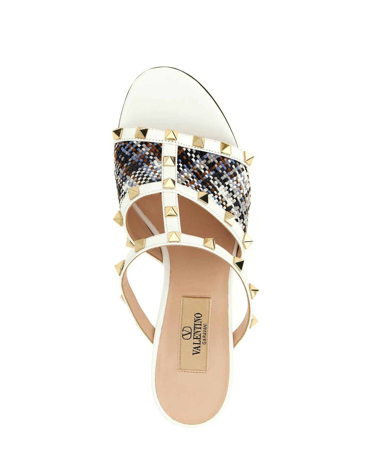 Valentino Garavani Sandals in white, Polyester — view 4