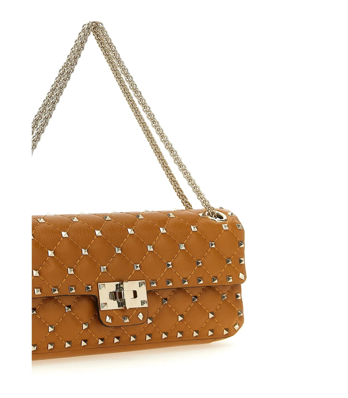Valentino Garavani Shoulder Bag in orange, Goat Leather — view 3