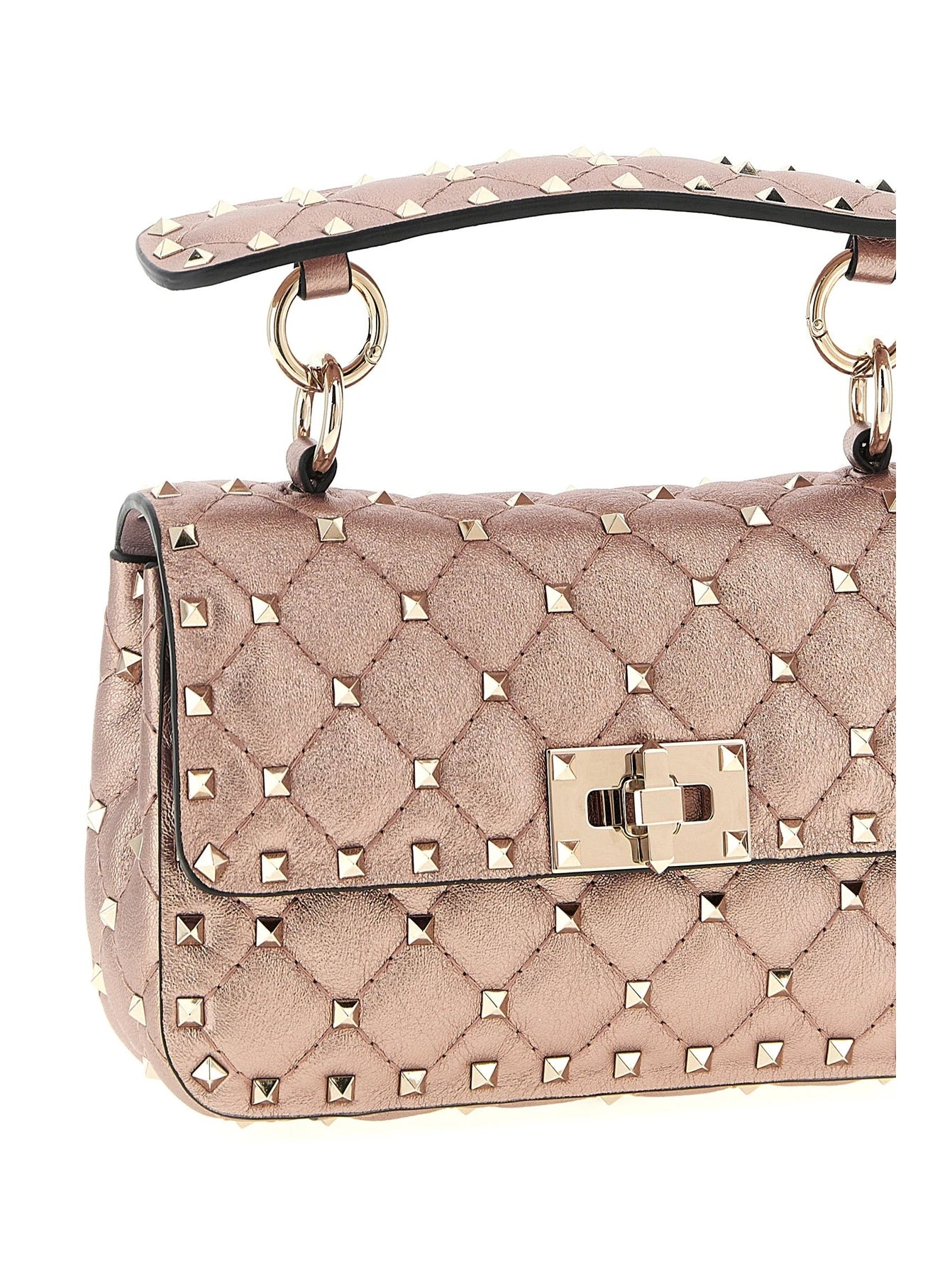 Valentino Garavani Shoulder Bag in pink, Lamb Leather — view 3