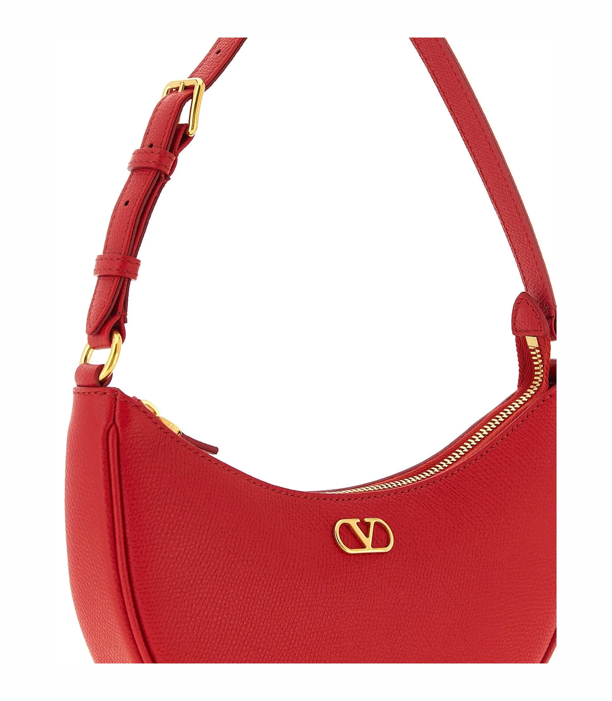 Valentino Garavani Shoulder Bag in red, Calfskin Leather β view 3