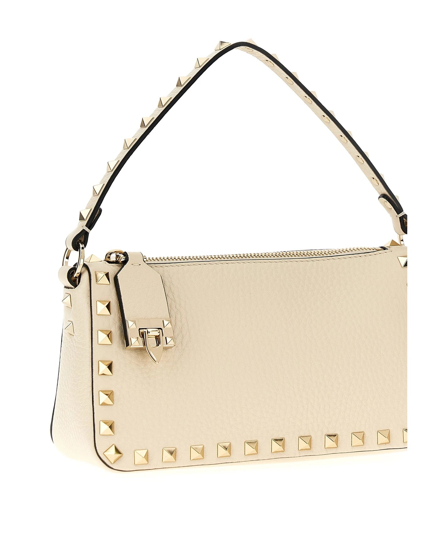 Valentino Garavani Shoulder Bag in white, Calfskin Leather — view 3
