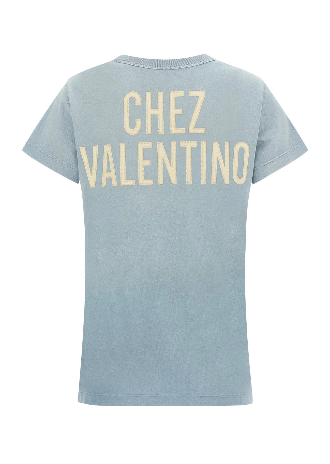 Valentino Garavani T-Shirt in blue, Cotton — view 2