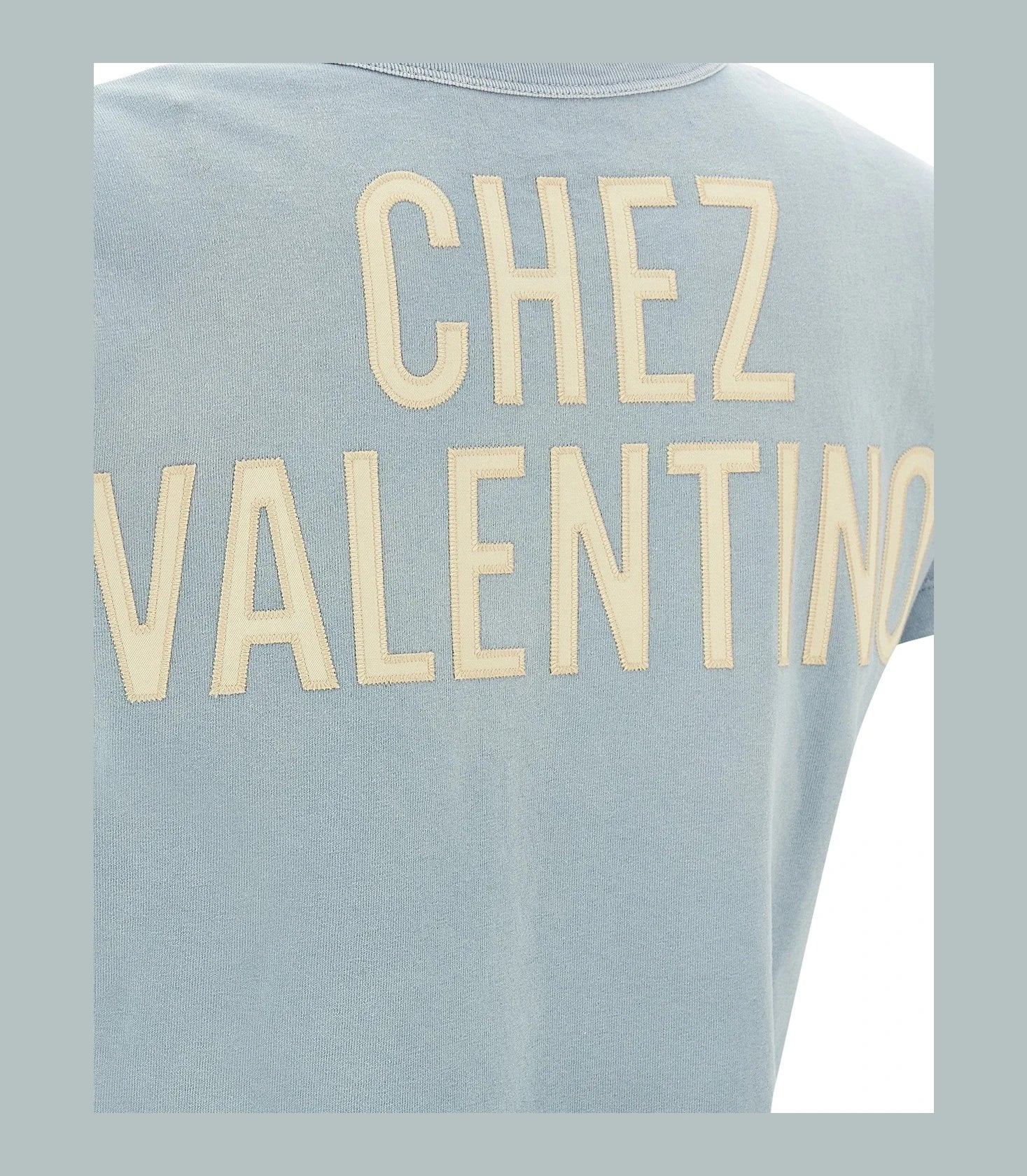 Valentino Garavani T-Shirt in blue, Cotton — view 4