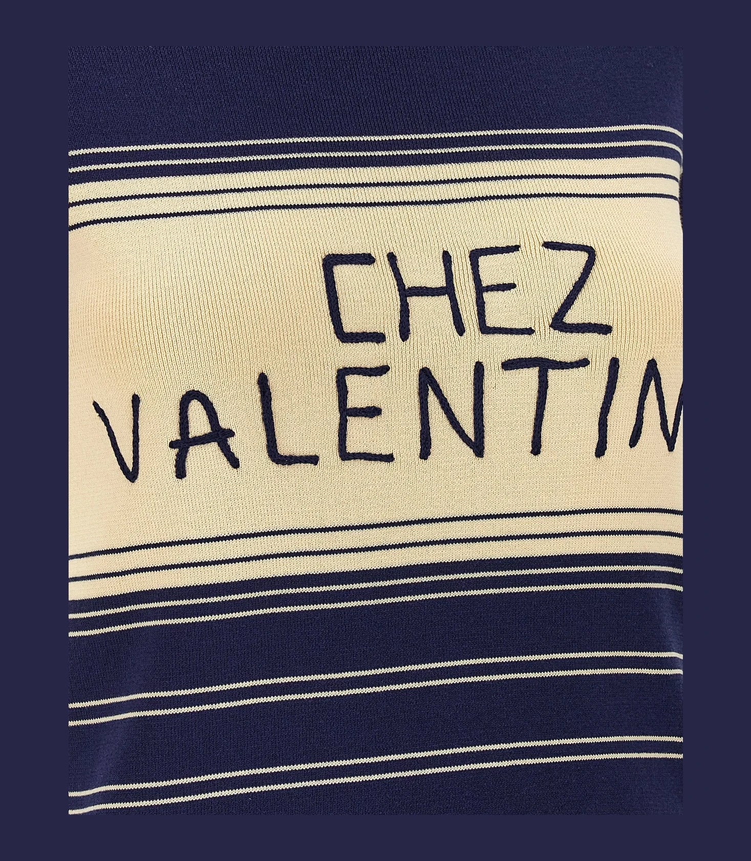 Valentino Garavani T-Shirt in blue, Cotton — view 4