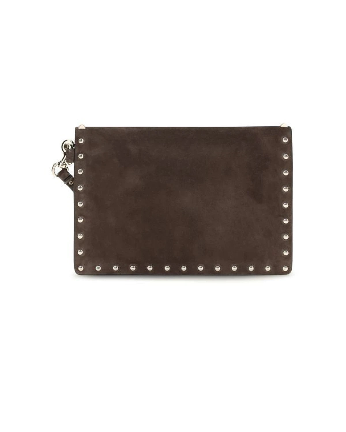 Valentino Garavani Wrist Bag in brown, Suede — view 2