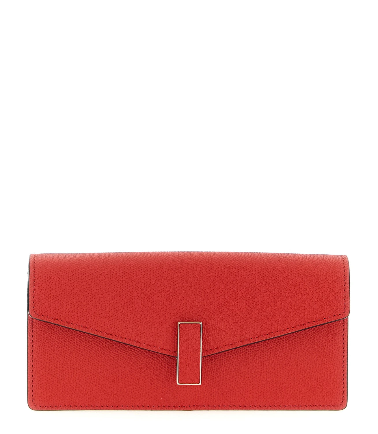 Valextra Envelope Clutche in red, Calfskin Leather