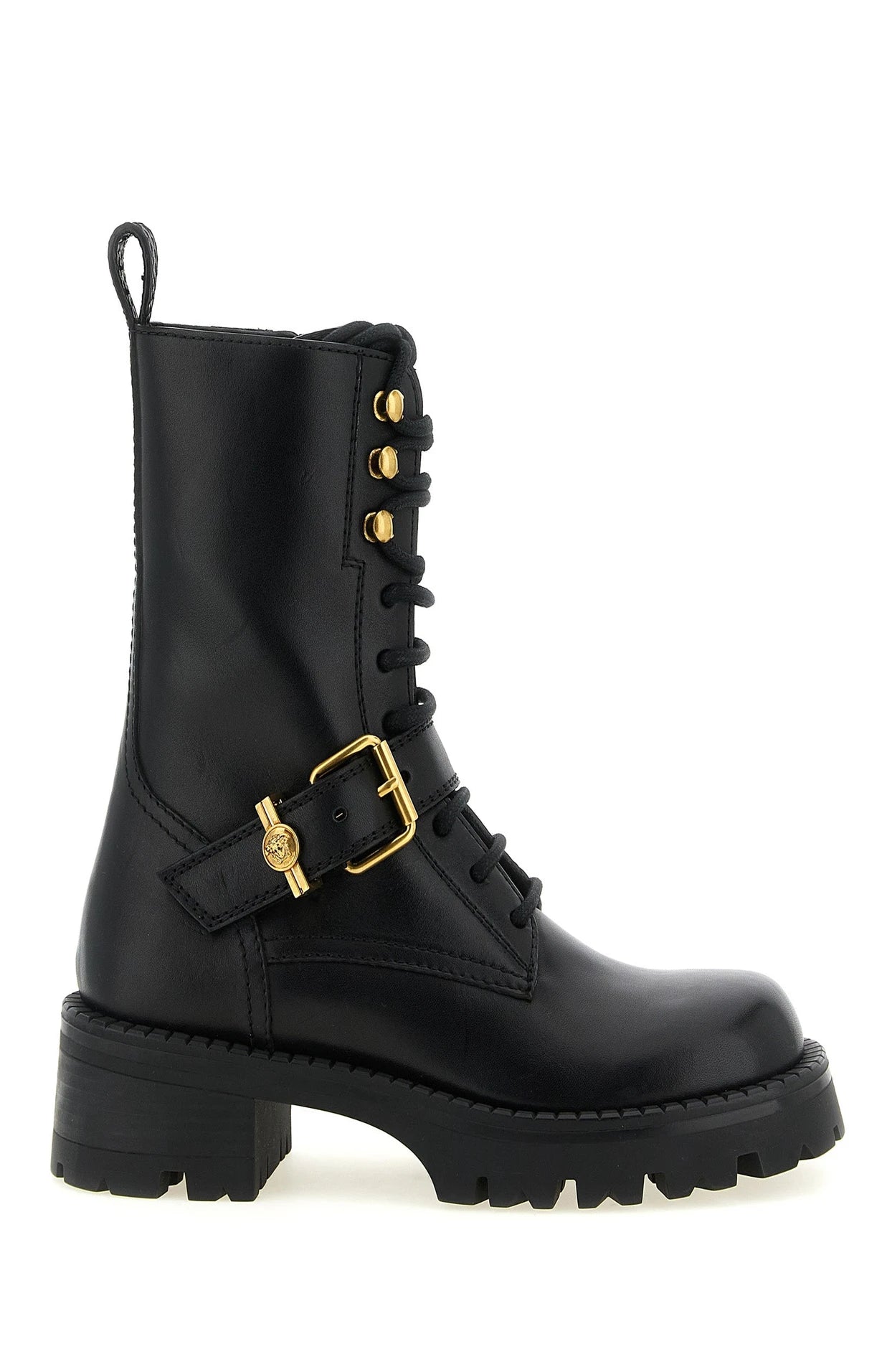 Versace Boots in black, Calfskin Leather