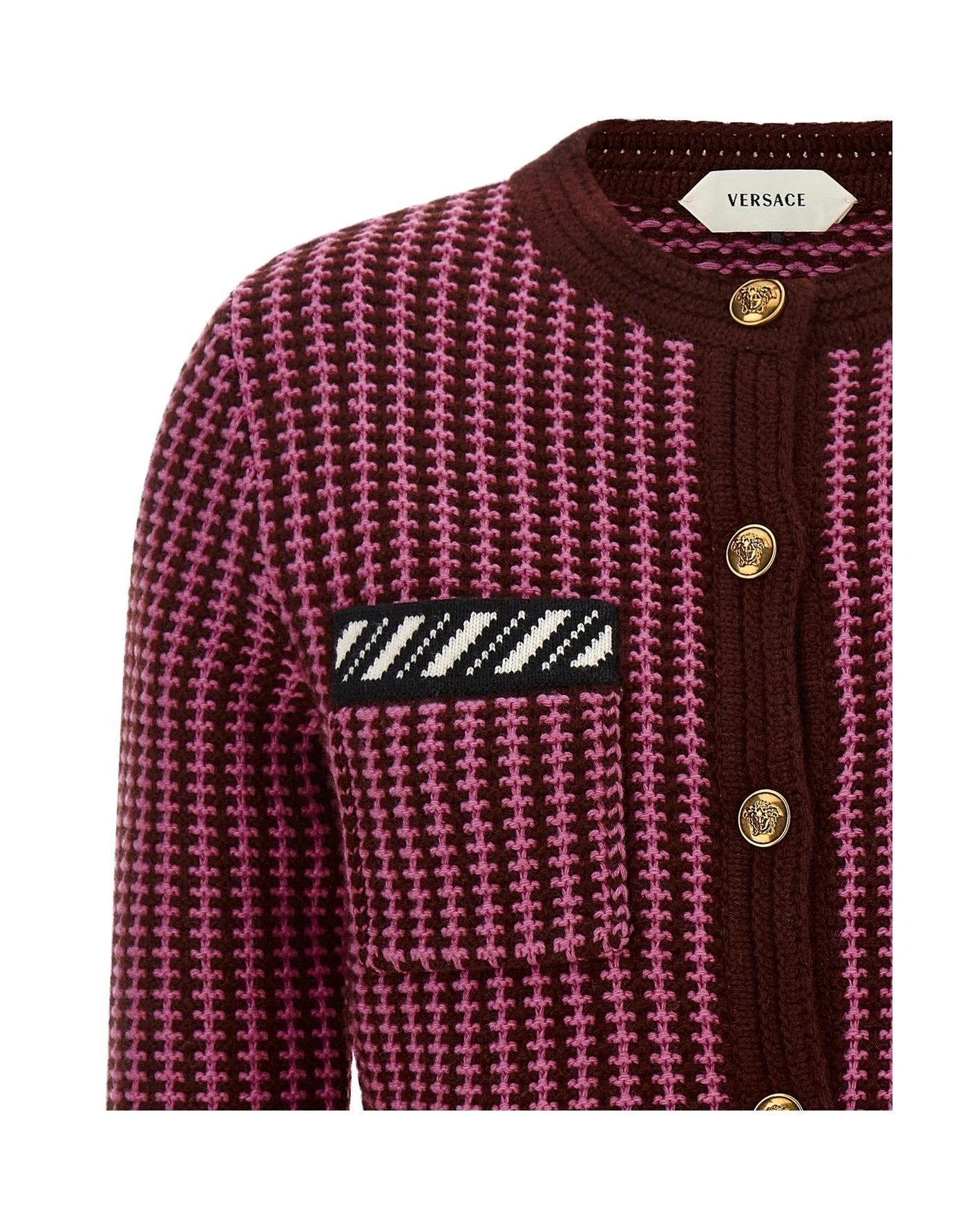 Versace Cardigan in multicolor — view 3