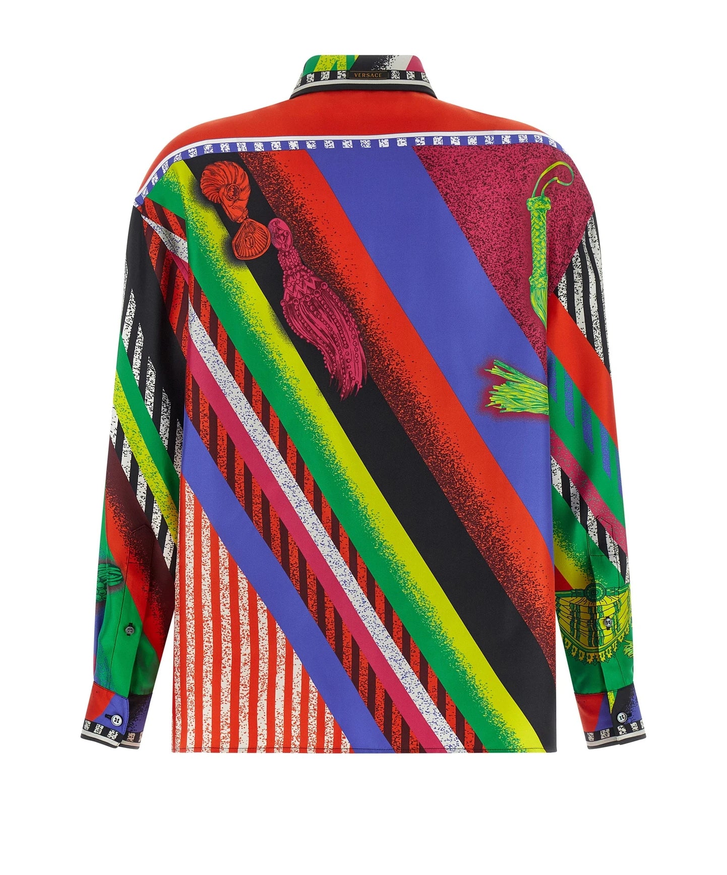Versace Dress Shirt in multicolor, Silk — view 2