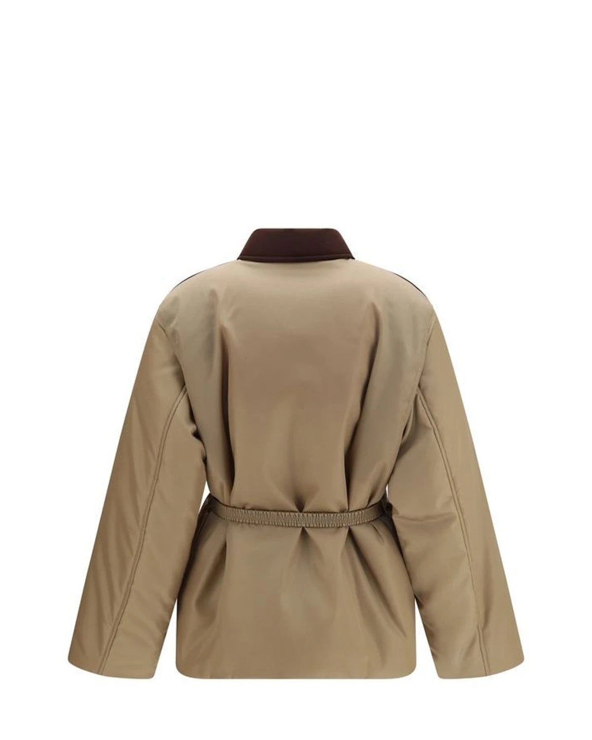 Versace Puffer Jacket in beige, Nylon — view 2