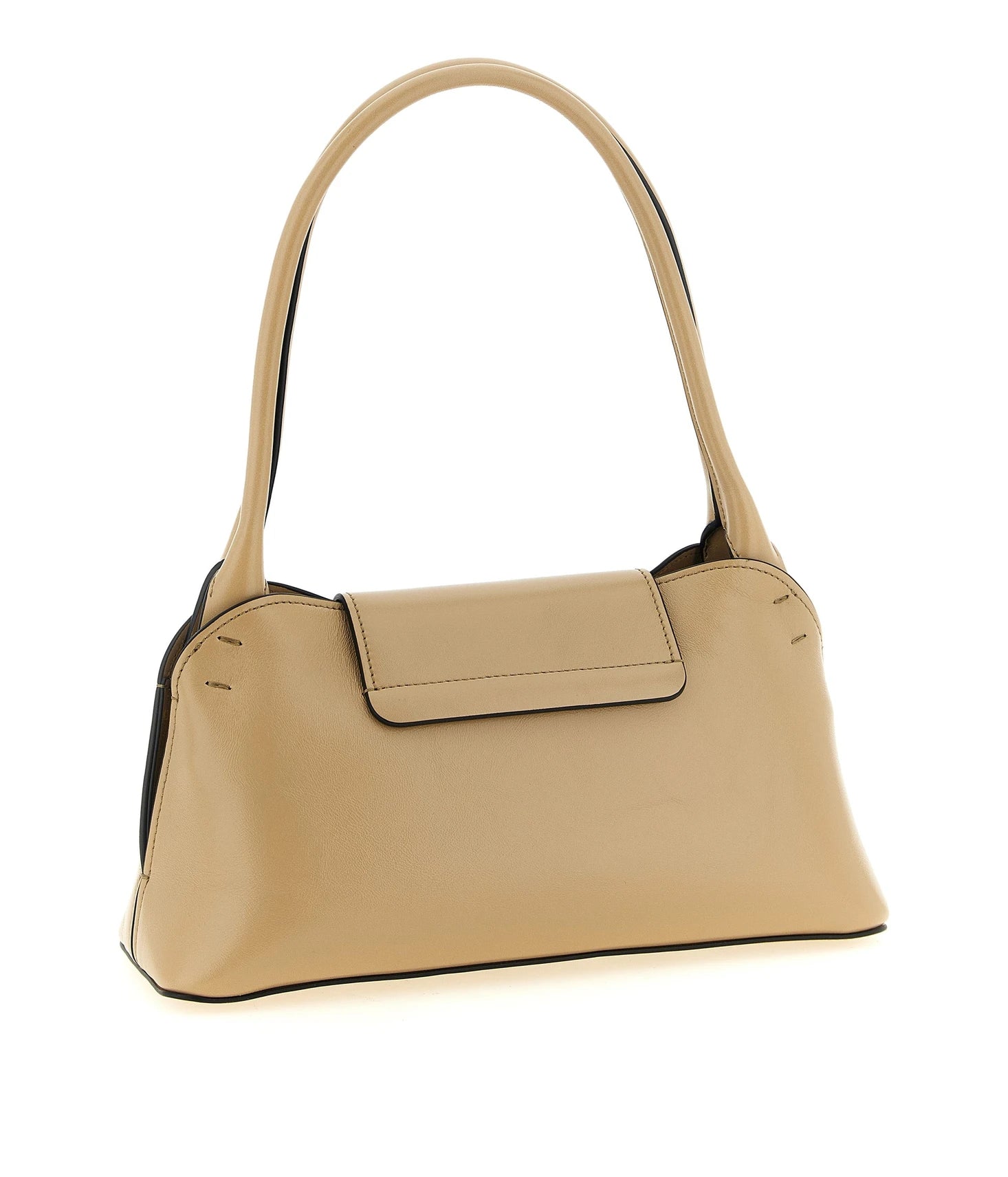 Versace Shoulder Bag in beige, Calfskin Leather — view 2