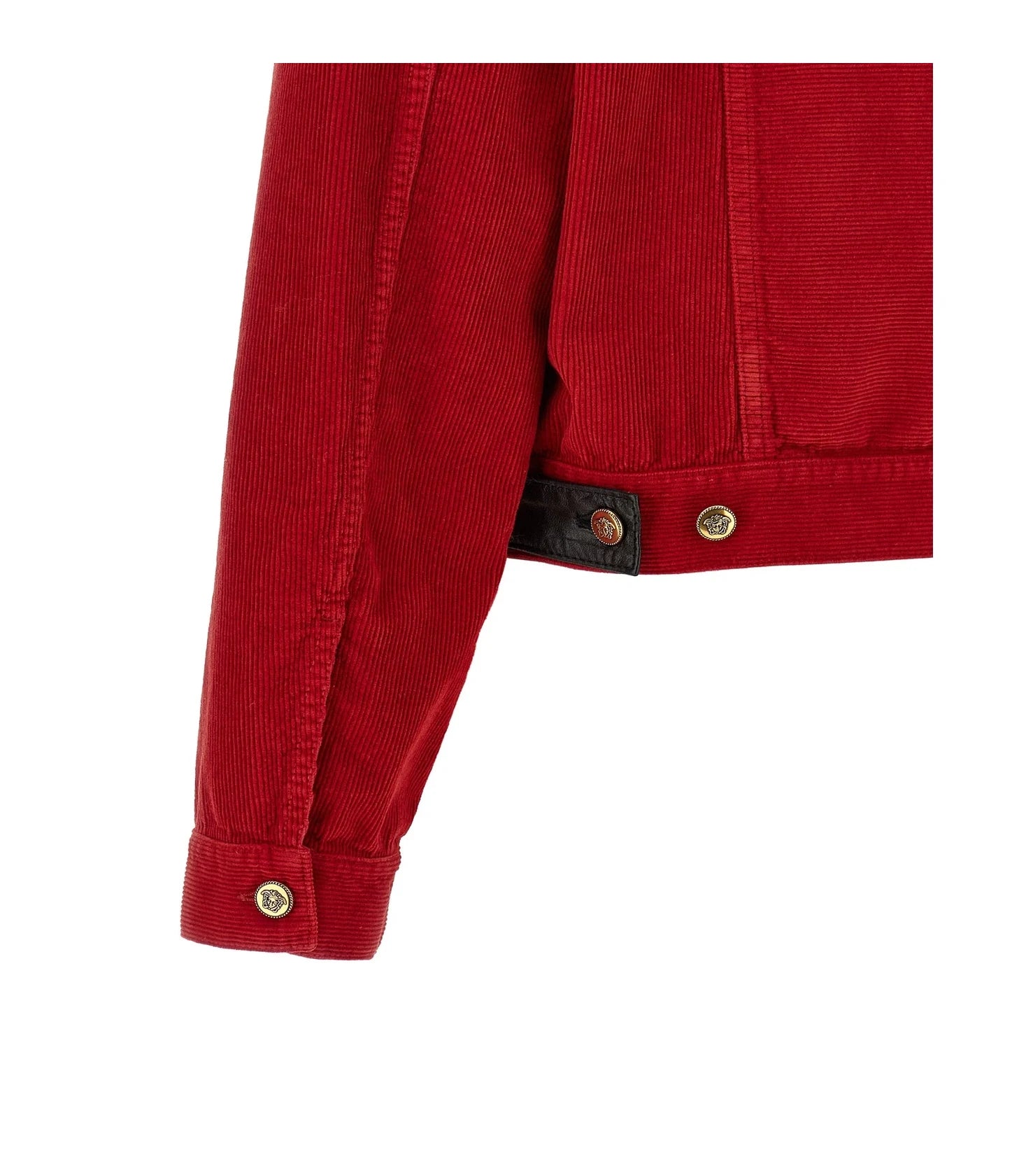 Versace Trucker Jacket in red — view 4