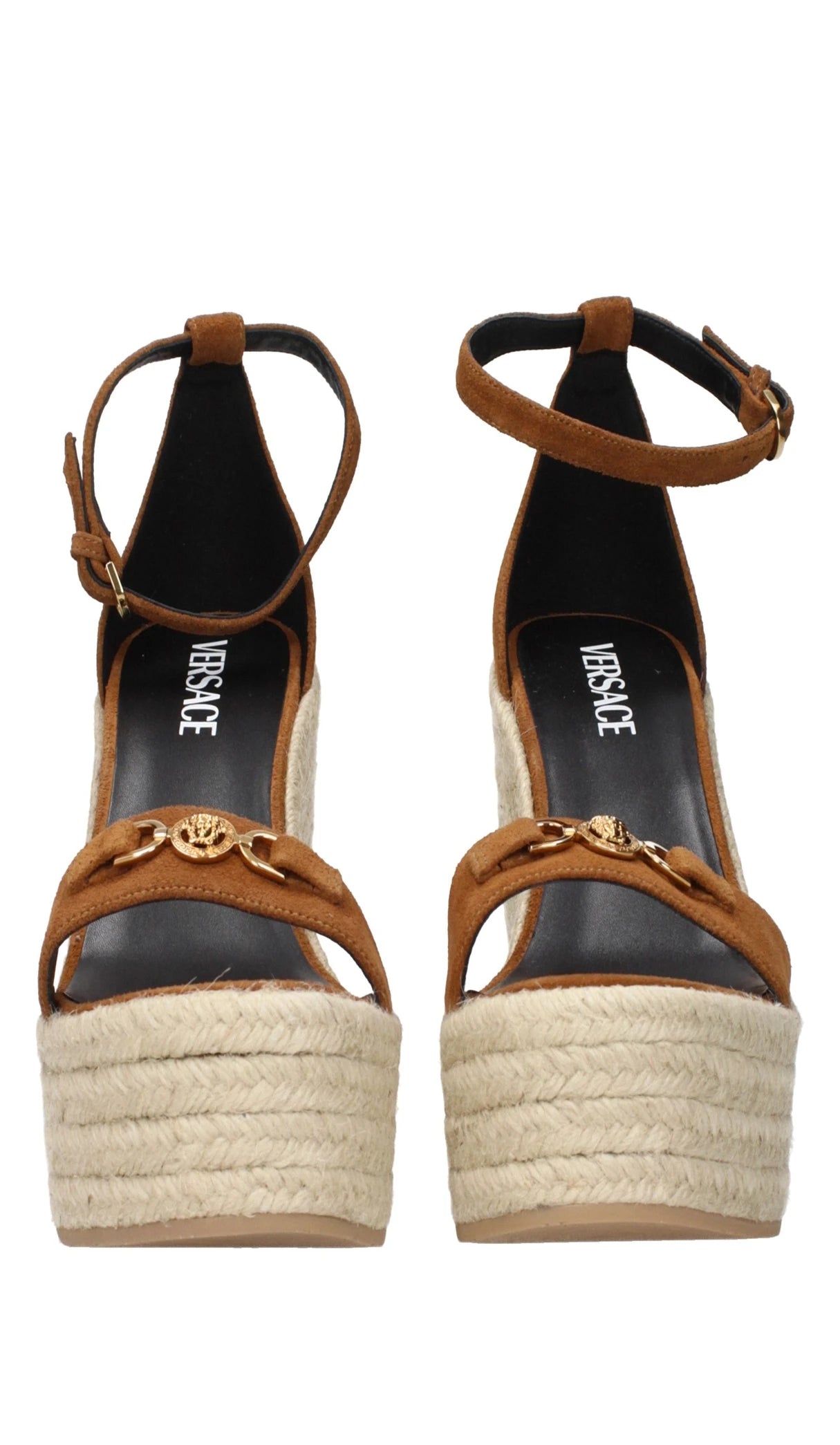 Versace Wedges in brown — view 3