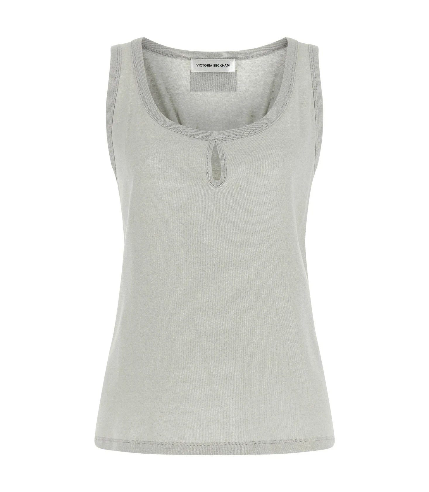 Victoria Beckham Tank Top in gray, Cotton