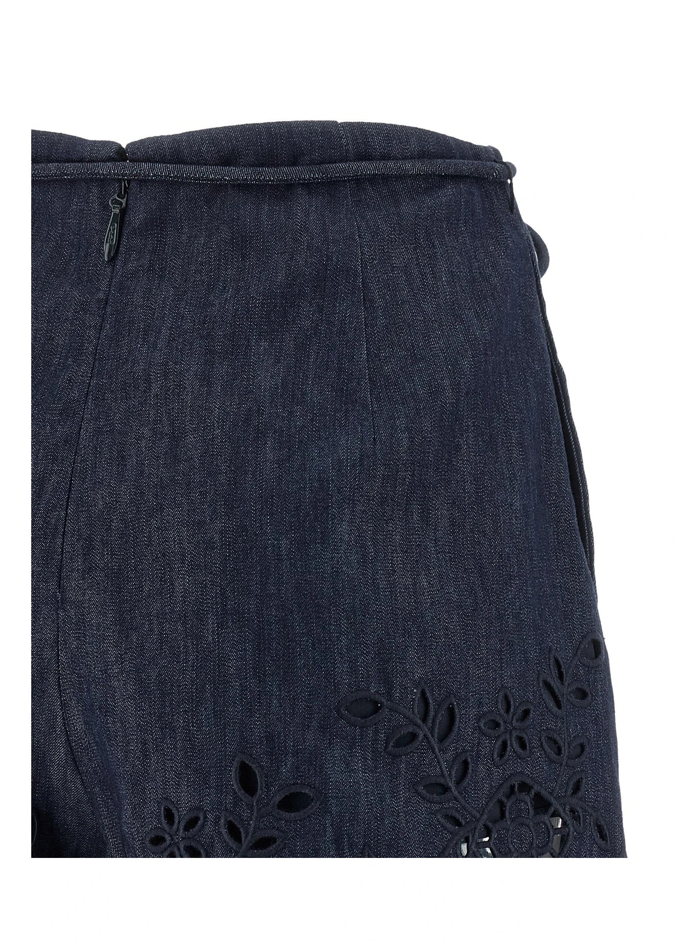 Zimmermann Denim Short in blue, Cotton — view 4