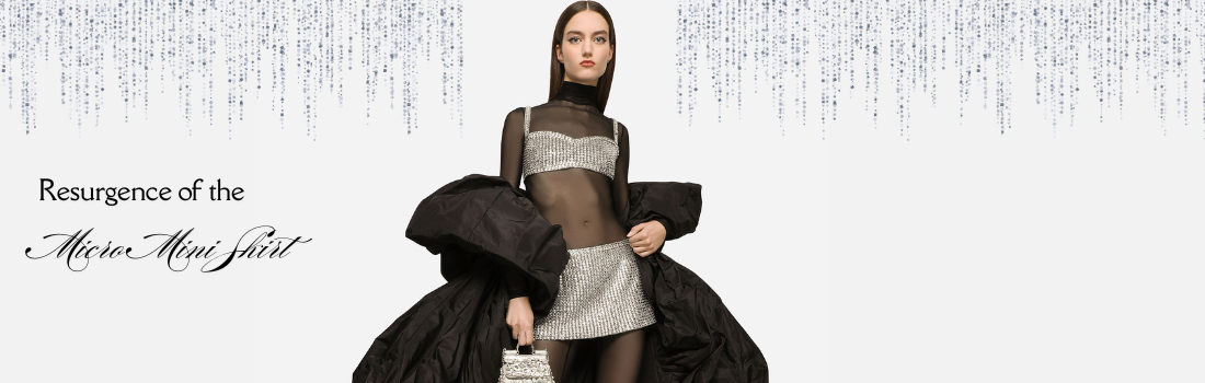 A woman in Dolce & Gabbana look