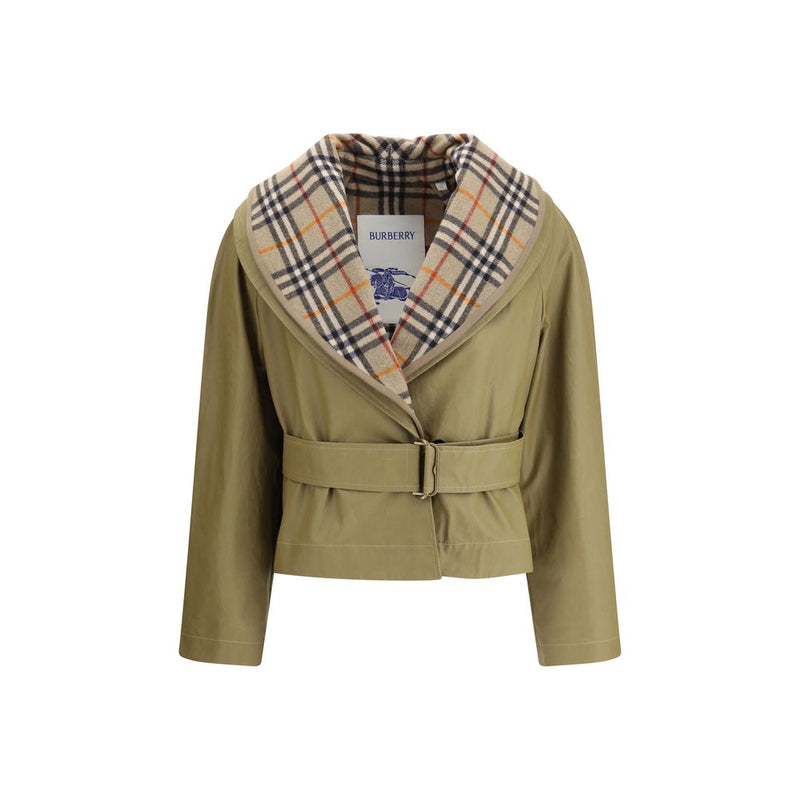 Burberry Beige Cotton Jacket Glam Steals