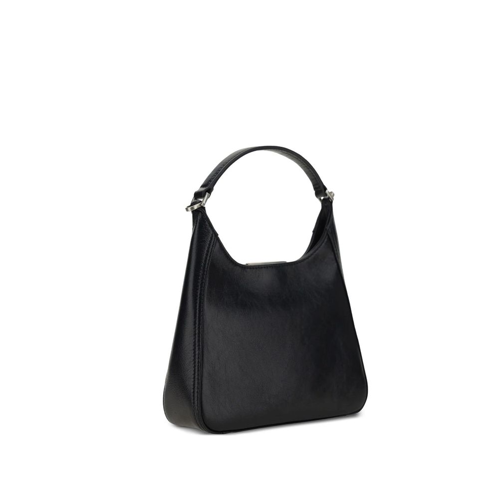 Balenciaga Black Leather Lamb Shoulder Bag