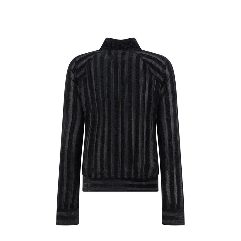 Balmain Black Elastane Sweatshirt Glam Steals