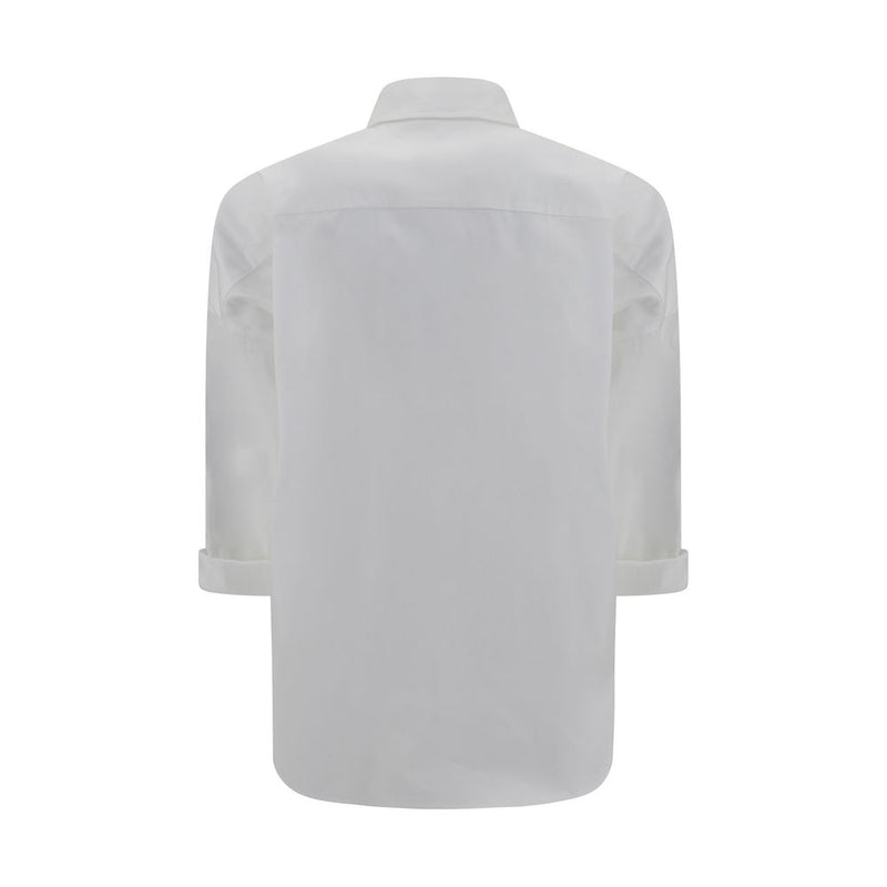 Brunello Cucinelli White Cotton Shirt Glam Steals