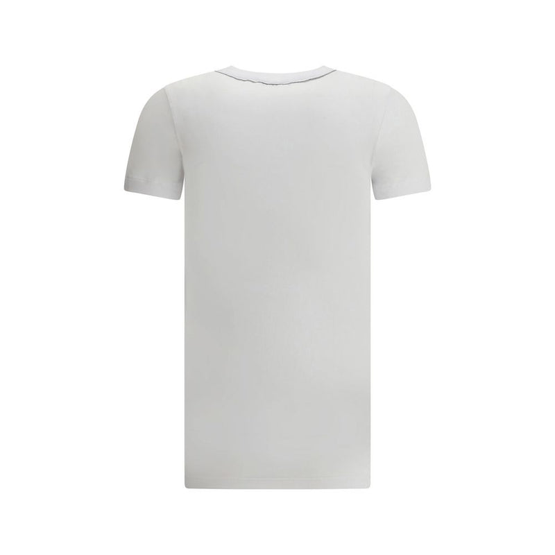 Brunello Cucinelli White Cotton T-shirt Glam Steals