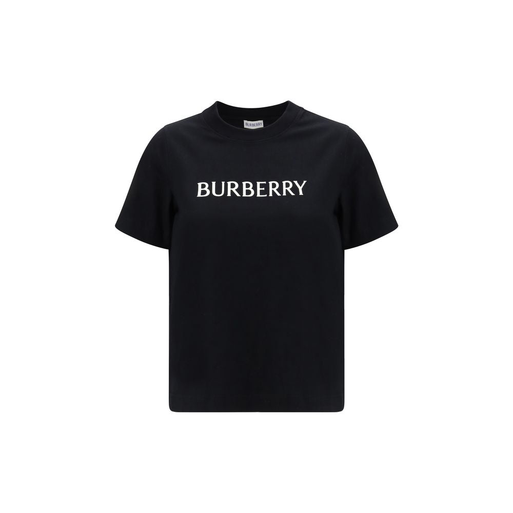 Burberry Black Cotton T-shirt Glam Steals