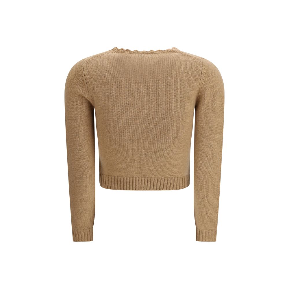 Chloé Brown Wool Sweatshirt Glam Steals